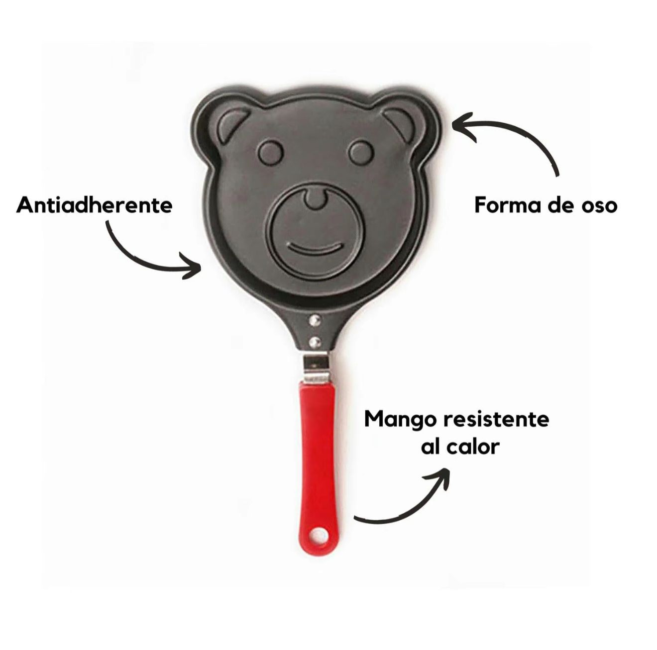 Moldes Antiadherentes Para Hot Cakes Y Huevos Figuras Divertidas Niños * Envío Gratis.