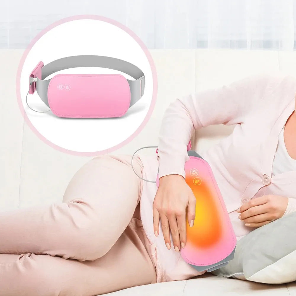 Cinturón Calentador Menstrual Eléctrico Alivio Rápido de Dolores