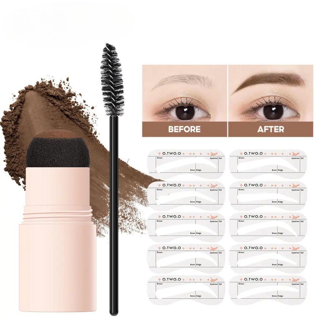 BrowMagic – Kit Polvo Sellador de Cejas perfectas con Moldes.