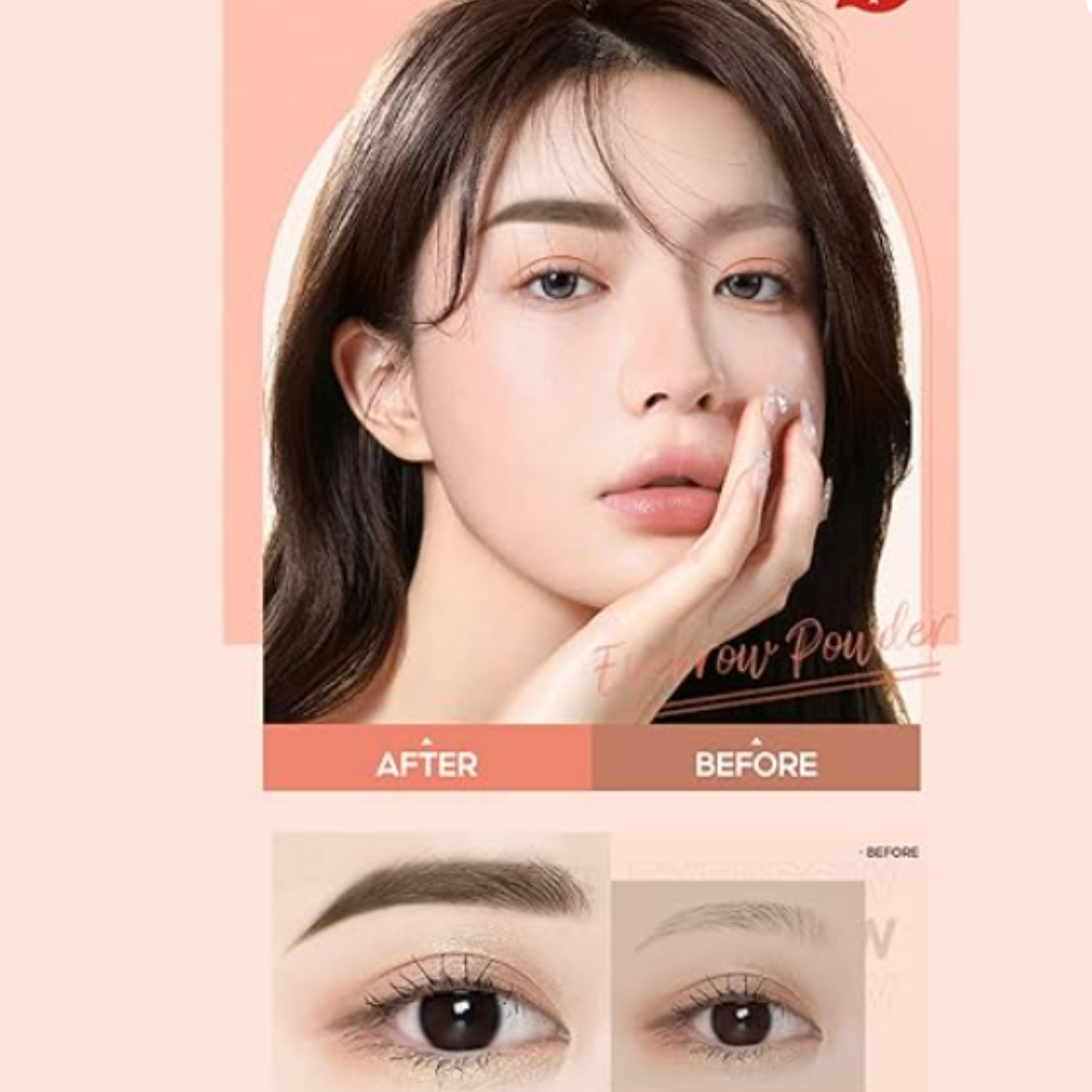 BrowMagic – Kit Polvo Sellador de Cejas perfectas con Moldes.