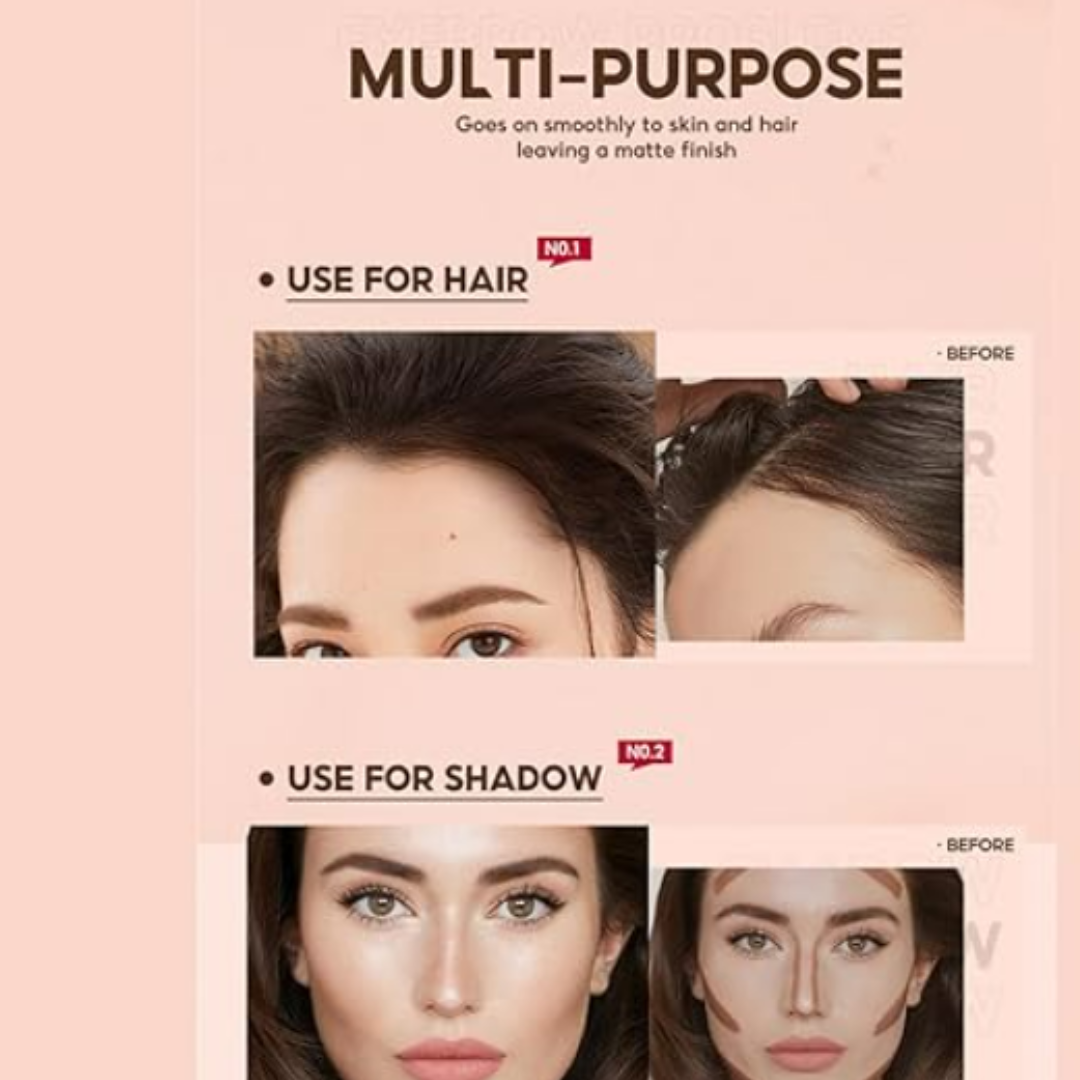 BrowMagic – Kit Polvo Sellador de Cejas perfectas con Moldes.