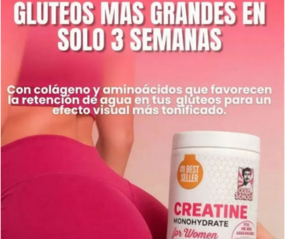 Monohidrato de Creatina Para Mujeres✅