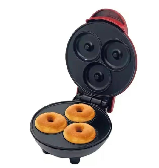 Maquina Electrica Para Hacer 3 Donas Grandes Antiadherente Recetas Faciles Caseras