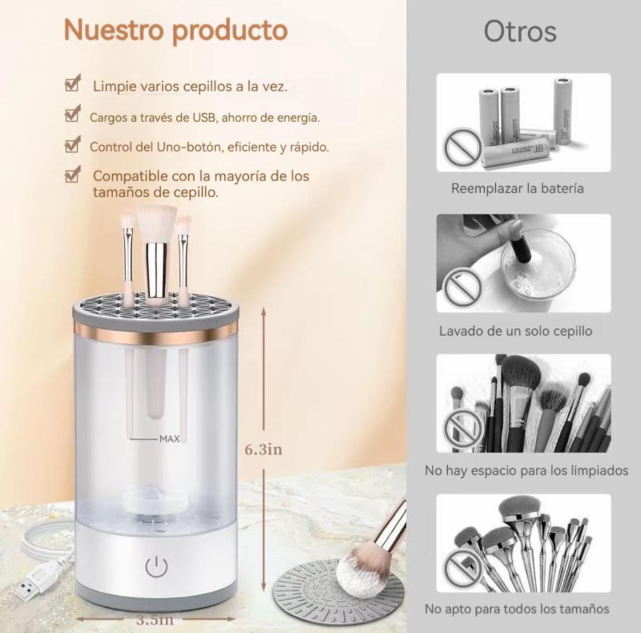 Limpiador GlowWash Eléctrico Profesional + Envío Gratis.