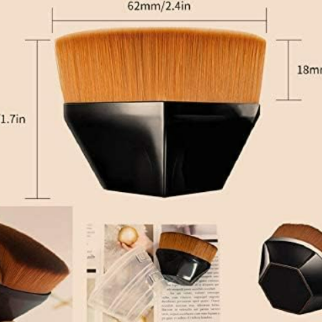 Brocha de maquillaje para base y Pulidora de rostro + Envío Gratis