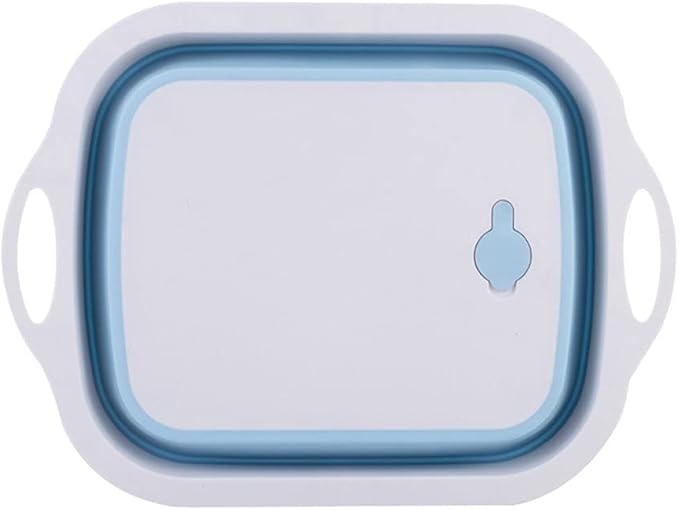 Tabla De Cortar Plegable 3 En 1 y Con Escurridor Y Canasta De Lavado - Multifunción Cocina + Envío Gratis