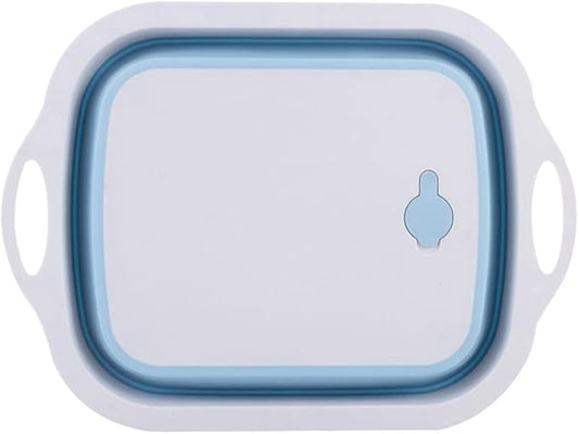 Tabla De Cortar Plegable 3 En 1 y Con Escurridor Y Canasta De Lavado - Multifunción Cocina + Envío Gratis